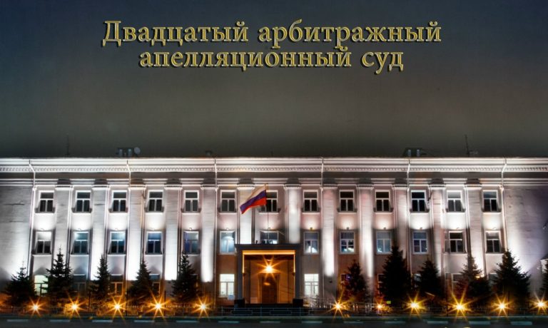 Под самый Новый год! 20 Арбитражный апелляционный суд г. Тула